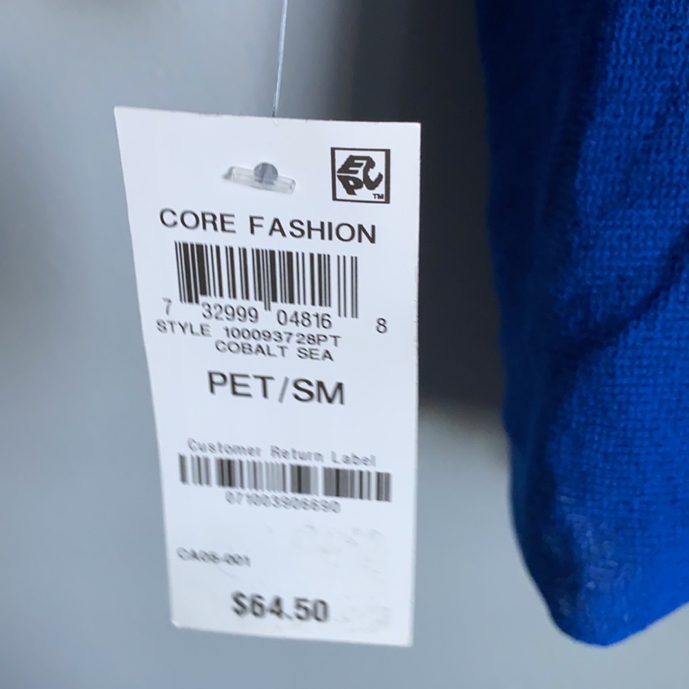 NWT! Alfani Ladies Blue Cardigan - Picture 4 of 4